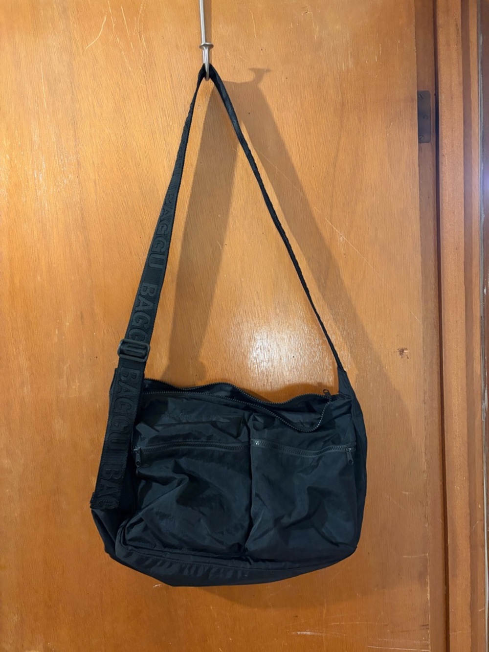 BAGGU Black Crossbody Shoulder Bag